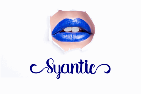 Syantic font16设计网精选英文字体