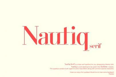 Nautiq | Elegance is Beauty素材中国精选英文字体