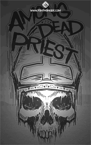 Among Dead Priest font16设计网精选英文字体