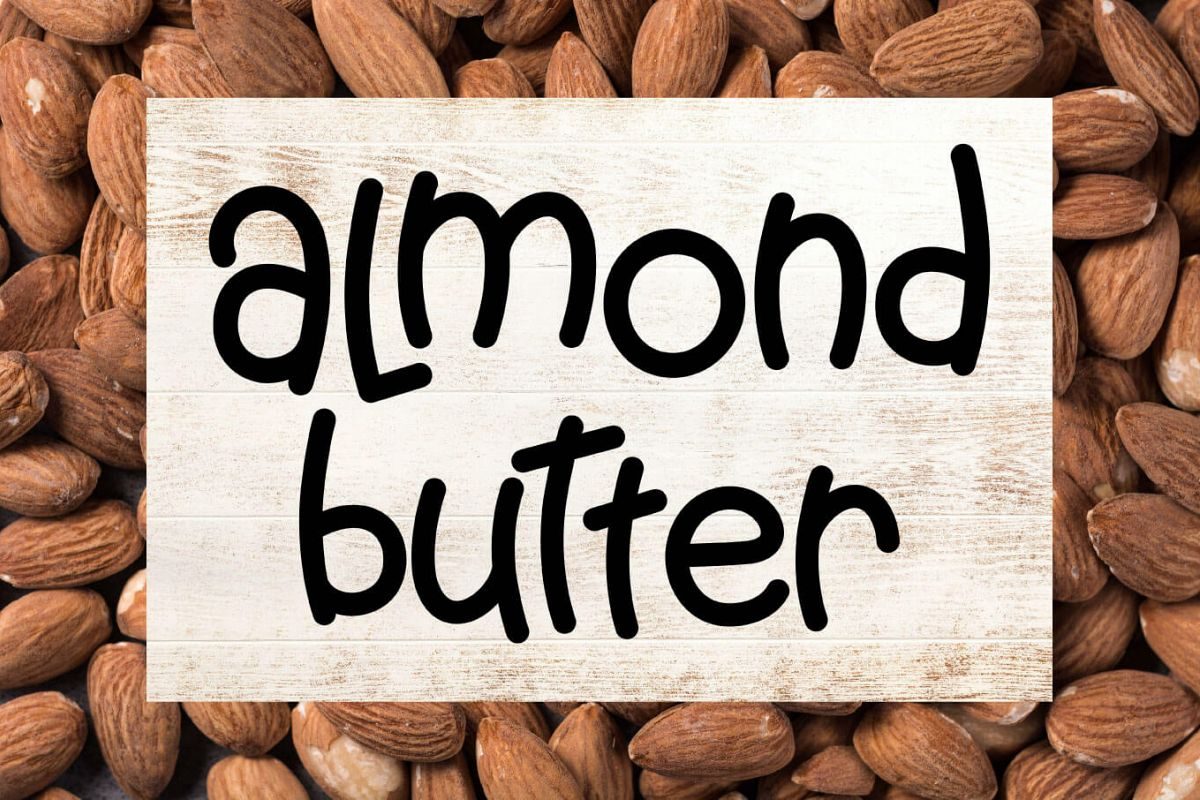 Almond Butter – A Creamy Fun Font Regular Font素材中国精选英文字体