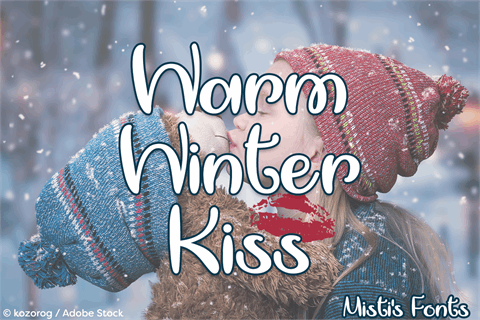 Warm Winter Kiss font普贤居精选