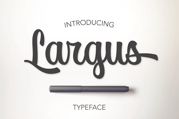Largus Typeface素材中国精选英文字体