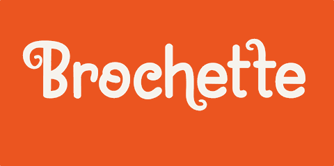 Brochette DEMO font16设计网精选英文字体