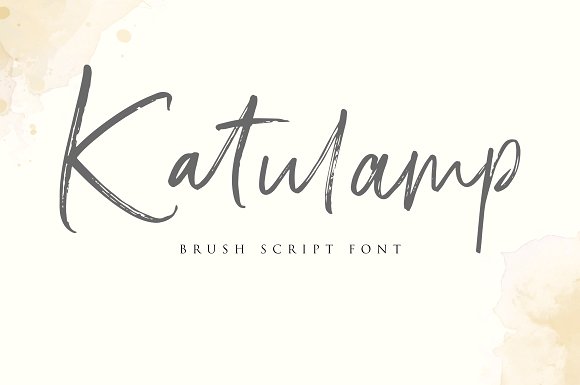 Katulamp Font Duo16设计网精选英文字体