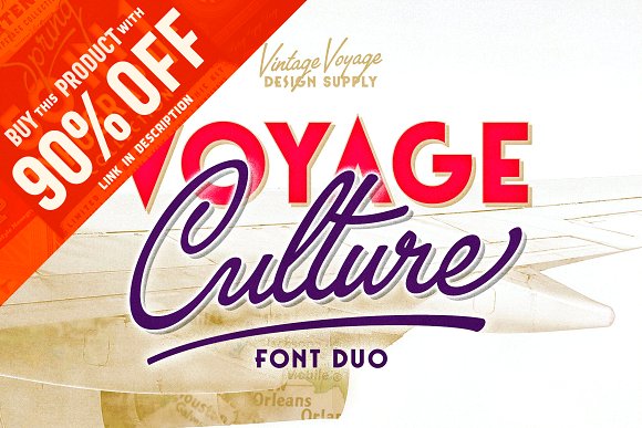 The Voyage Culture • Font Duo16设计网精选英文字体