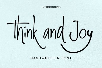 Think and Joy16设计网精选英文字体