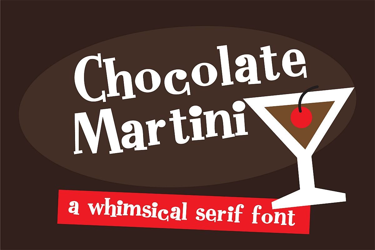 ZP Chocolate MartiniRegular Font素材中国精选英文字体