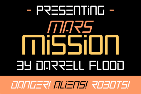 Mars Mission font16素材网精选英文字体
