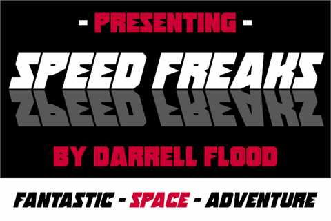 Speed Freaks font素材中国精选英文字体