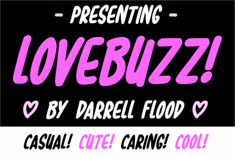 Lovebuzz font16设计网精选英文字体