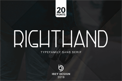 Right Hand font16设计网精选英文字体