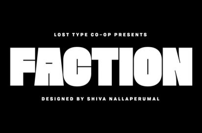 Faction Font Family16设计网精选英文字体