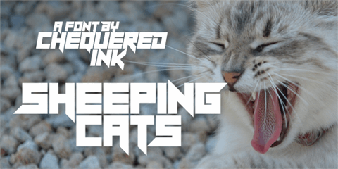 Sheeping Cats font16素材网精选英文字体