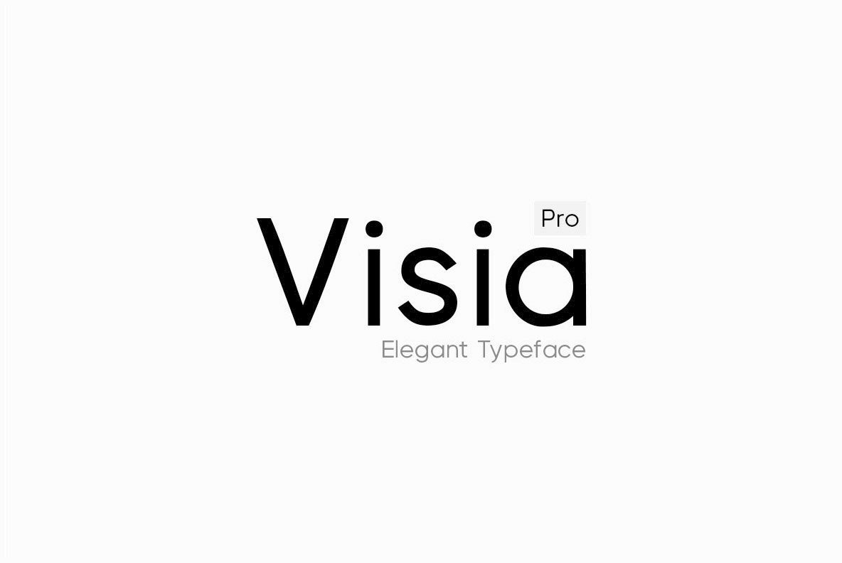 Visia Pro Font Family素材中国精选英文字体