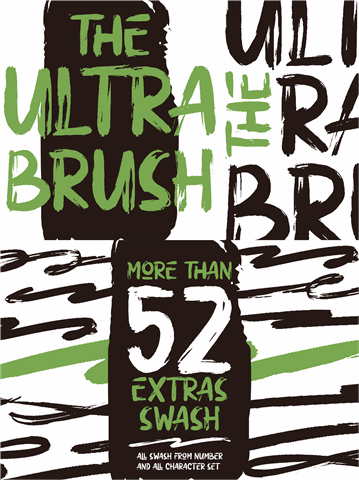 ULTRA BRUSH font素材中国精选英文字体