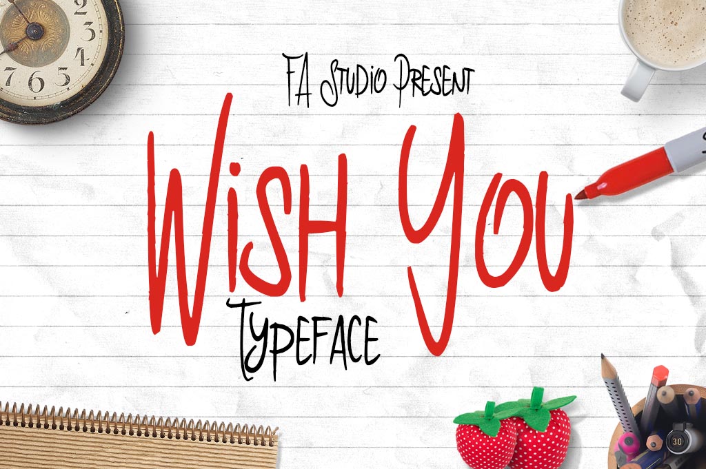 Fontbundles – Wish You Typeface16设计网精选英文字体