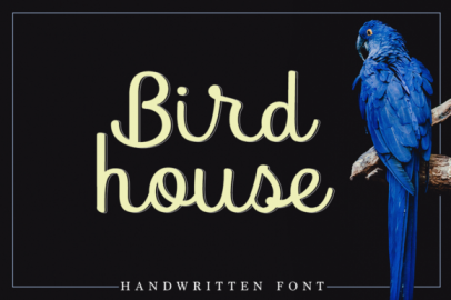 Bird House16设计网精选英文字体