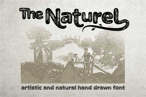 The Naturel Txt font16设计网精选英文字体