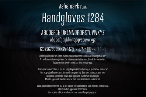 Ashemark font16设计网精选英文字体