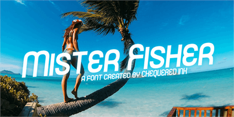 Mister Fisher font16设计网精选英文字体