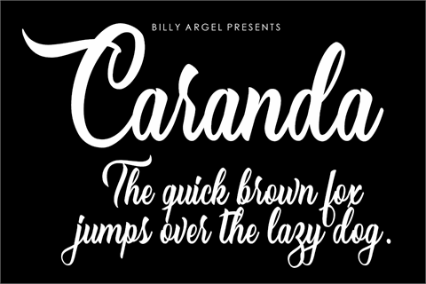 Caranda Personal Use font16设计网精选英文字体