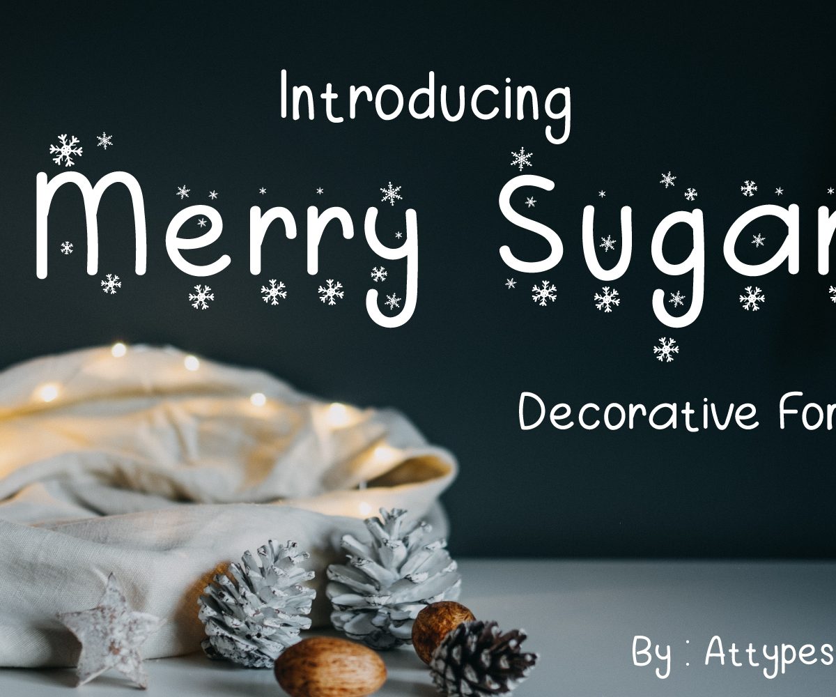Merry Sugar Foreign Font16设计网精选英文字体