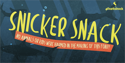 Snicker Snack font16设计网精选英文字体