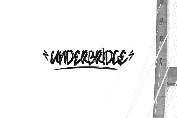 Underbridge Dirty Font素材中国精选英文字体