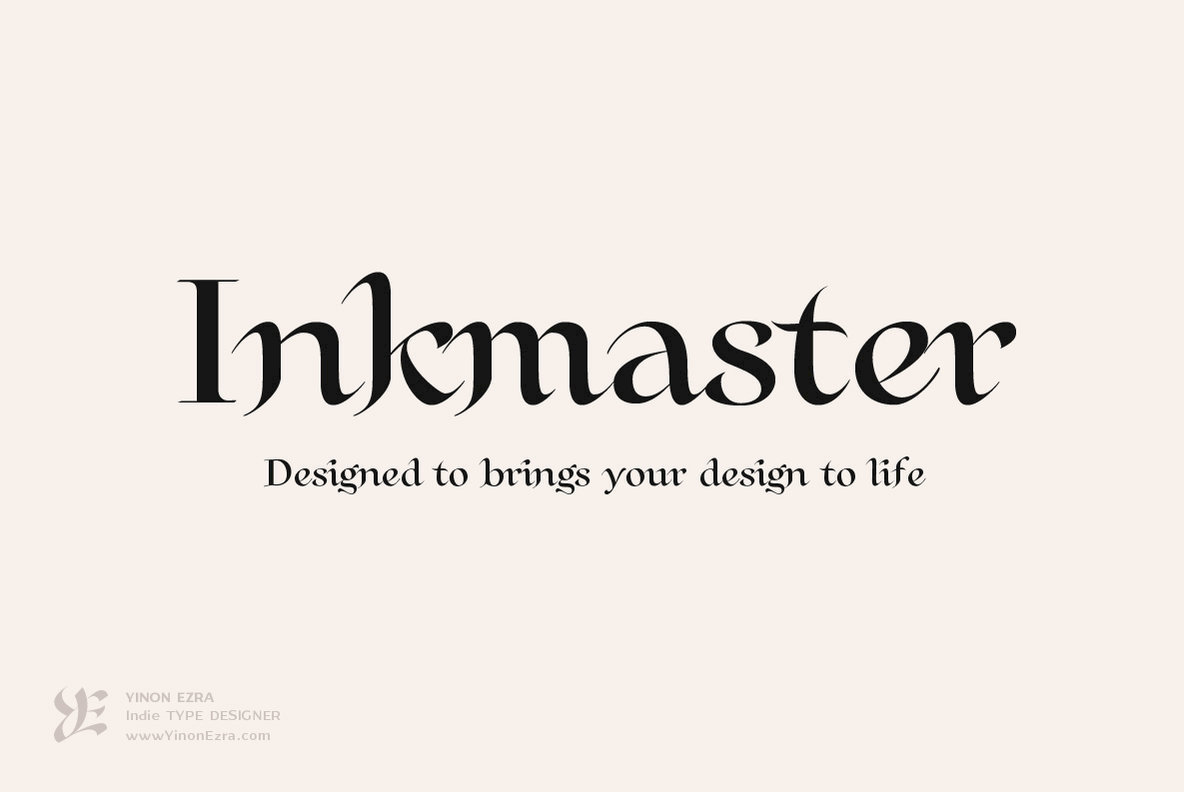 YE Inkmaster Font16设计网精选英文字体