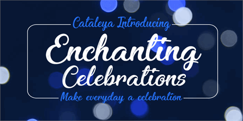 Enchanting Celebrations font16设计网精选英文字体