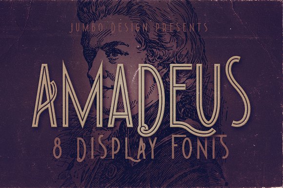 Amadeus – Display Font16图库网精选英文字体