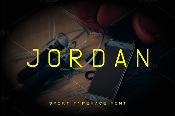 Jordan Sport Font素材中国精选英