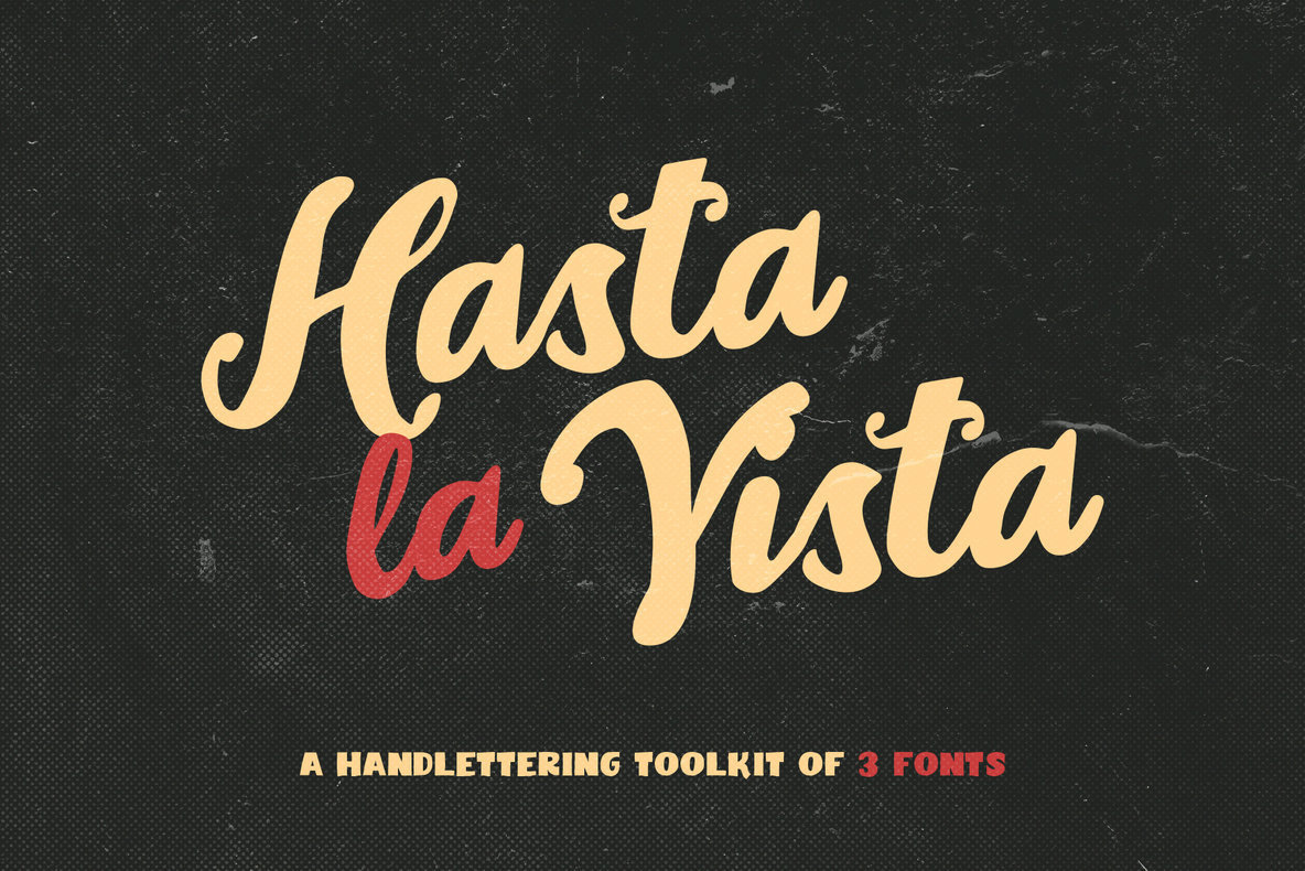 Hasta La Vista Font Family16图库