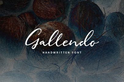 Gallendo Font16设计网精选英文字体