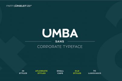 Umba Sans Font Family素材中国精选英文字体