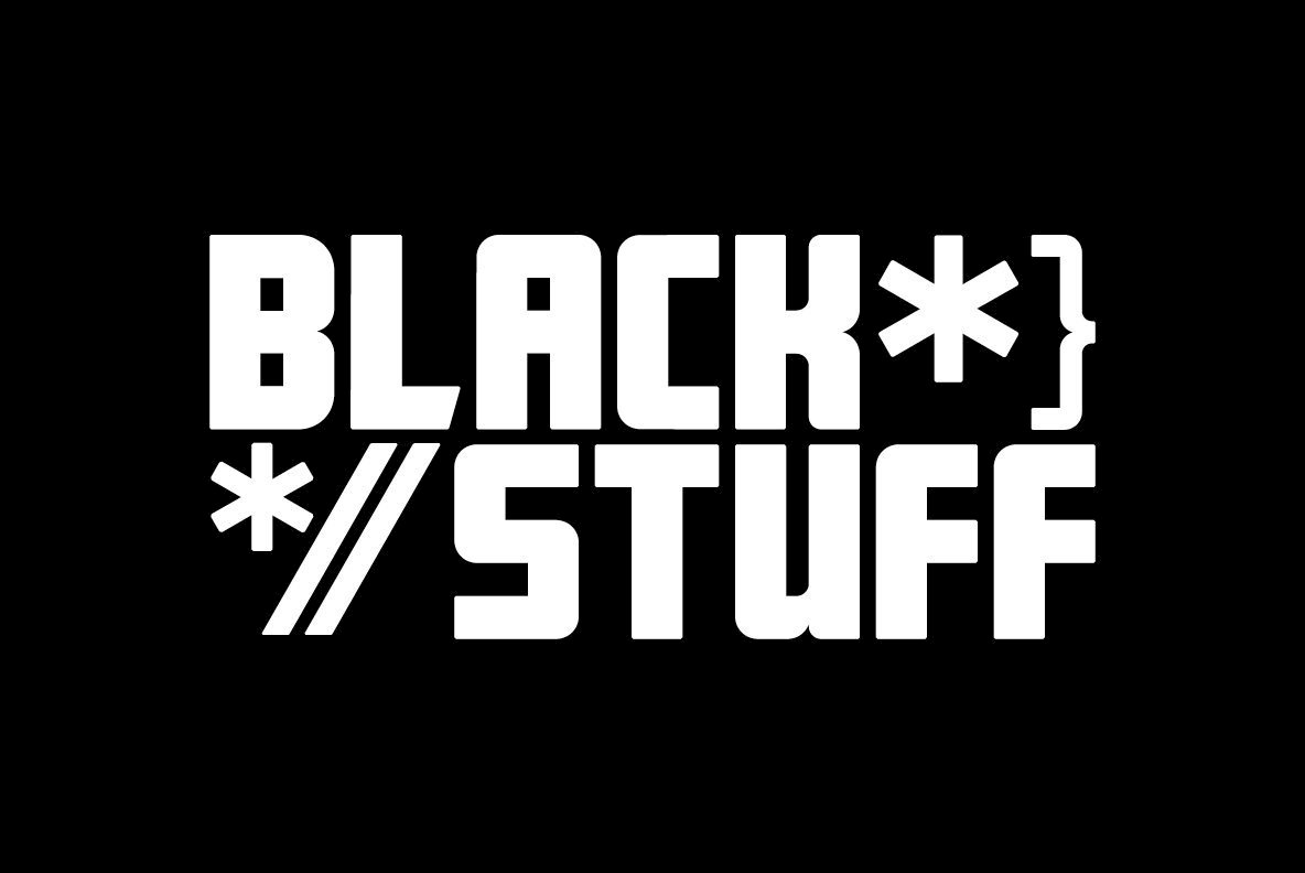 Black Stuff Font16设计网精选英文字体