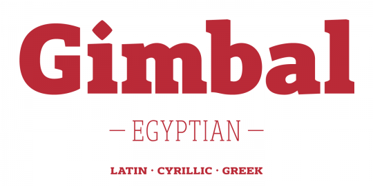Gimbal Egyptian Font Family16素