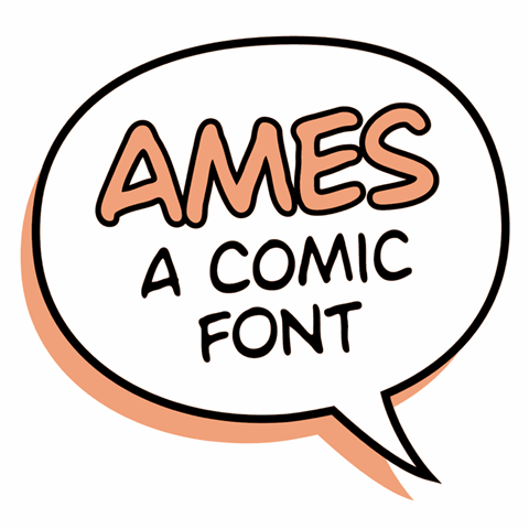 Ames font16素材网精选英文字体