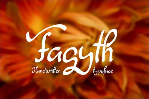 Fagyth font16设计网精选英文字体