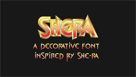 shera font16设计网精选英文字体