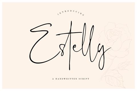 Estelly font16图库网精选英文字体