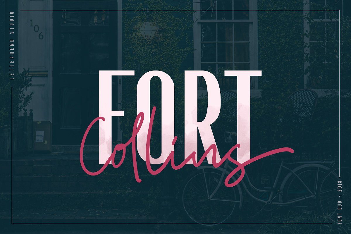 Fort Collins Font Duo16设计网精选英文字体