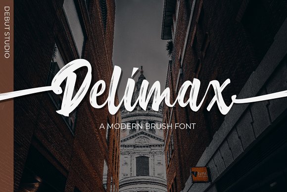 Delimax Font16素材网精选英文字体