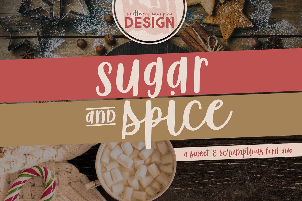 Sugar &#038; Spice Font Duo素材