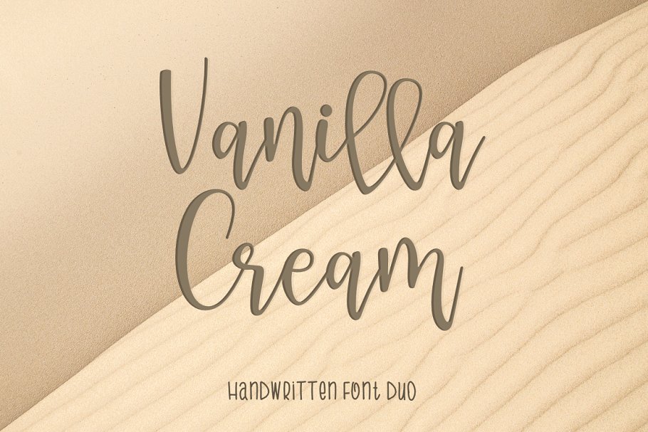 Vanilla Cream Font素材中国精选英文字体
