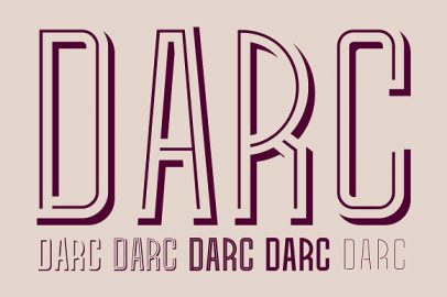Darc Font16设计网精选英文字体