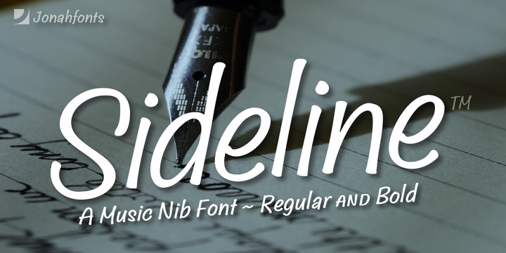 Sideline Font Family素材中国精选英文字体