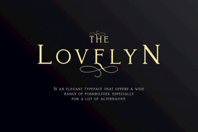Lovelyn Font16设计网精选英文字体