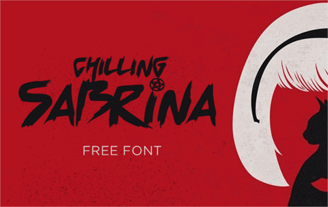 Chilling Sabrina font16图库网精