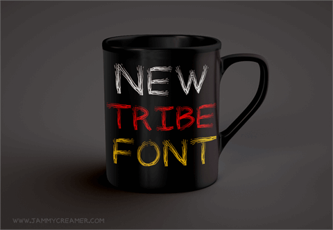 Tribal font16素材网精选英文字体